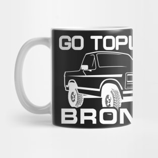 1980-1986 Bronco Topless White Mug